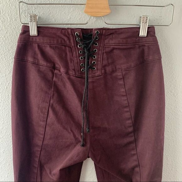 Purple Free People Super Flare Jeans - Picture 7 of 9